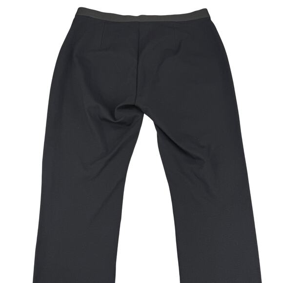 EILEEN FISHER Leather Front Panel Pull On Leggings Pant Women's Small Black - Picture 5 of 5